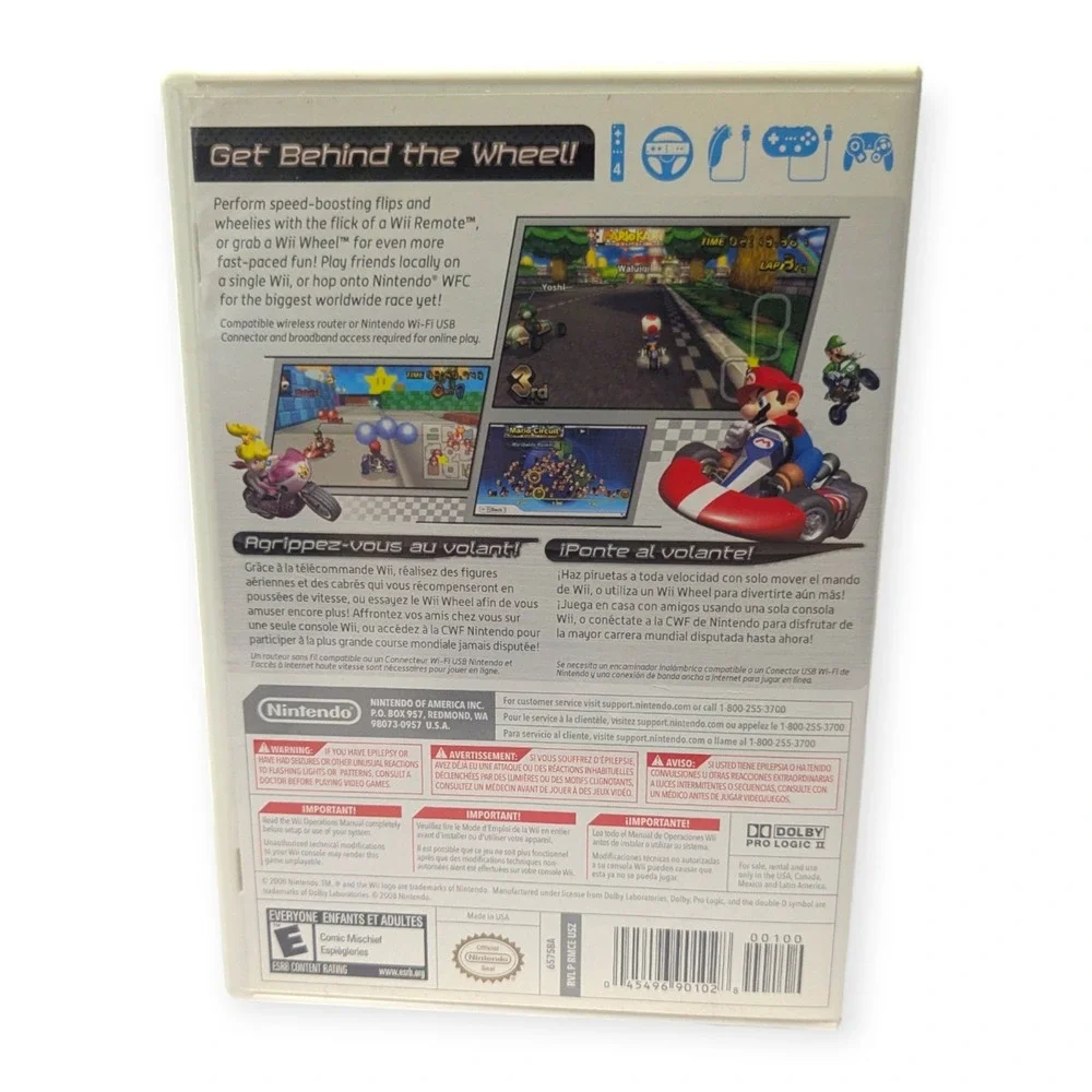 Mario Kart Wii Nintendo Game Complete with Manual and Case Racing Classic CIB